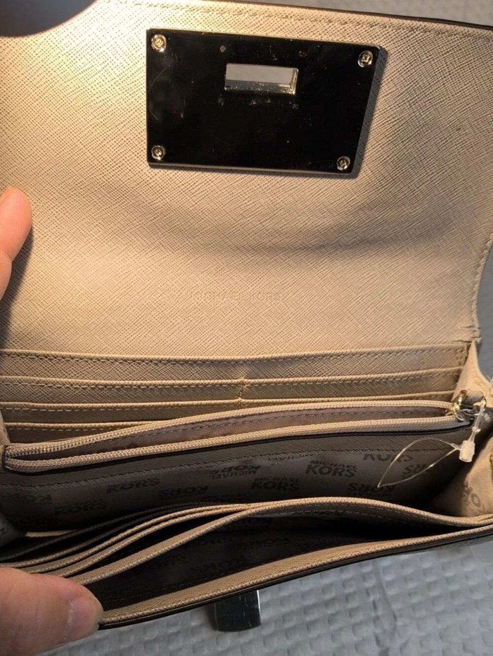 Michael Kors pebbled leather